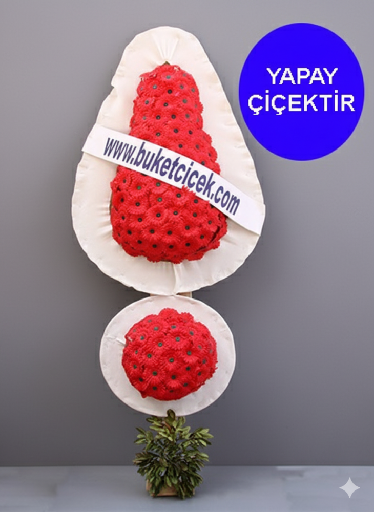 KIRMIZI AÇILIŞ YAPAY SEPETİ
