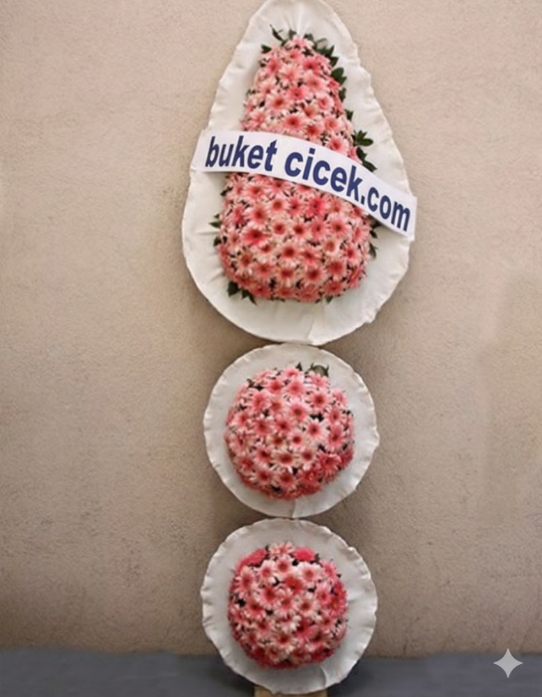 3 Göbekli Ayaklı Çelenk