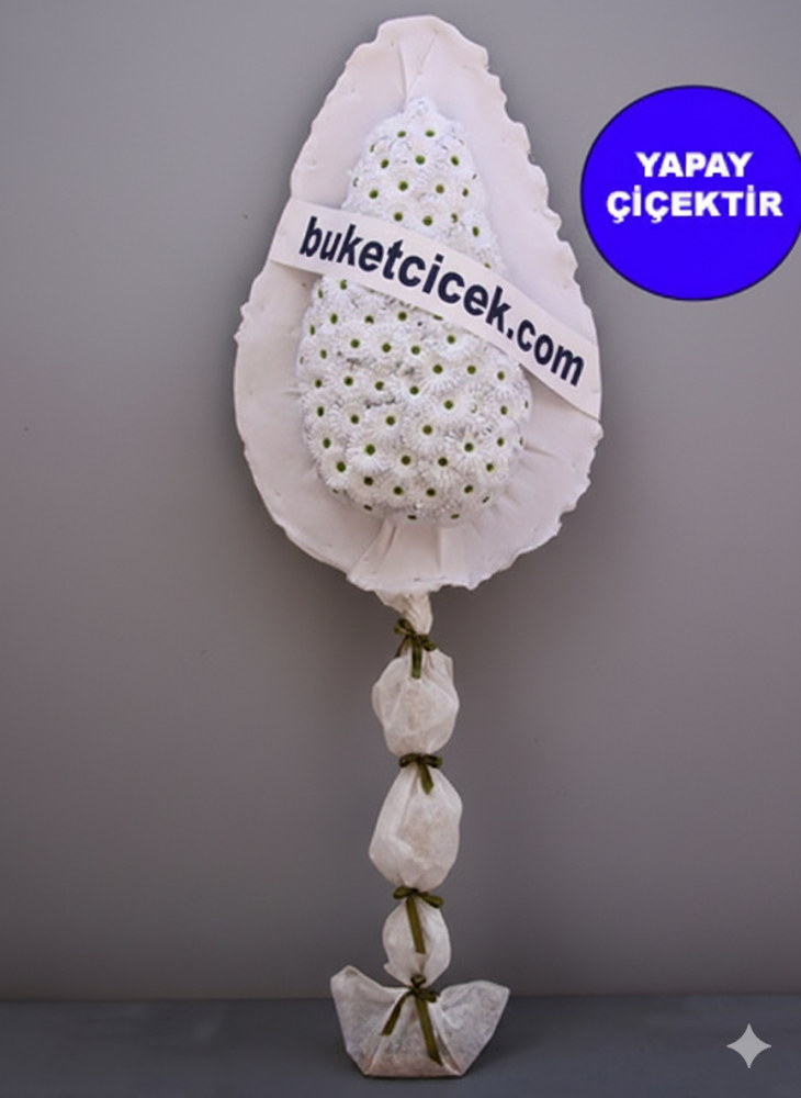 Beyaz Yapay Düğün Çiçeği